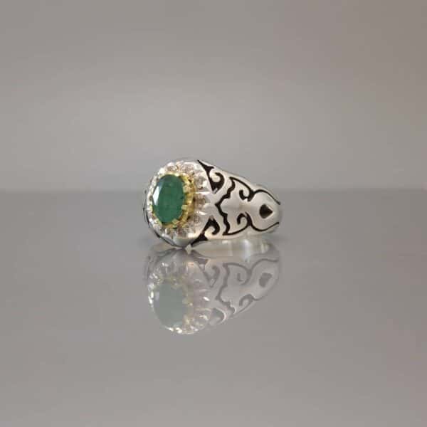 زمرد زامبي مرصع بالماس وطوق نحاس 6B